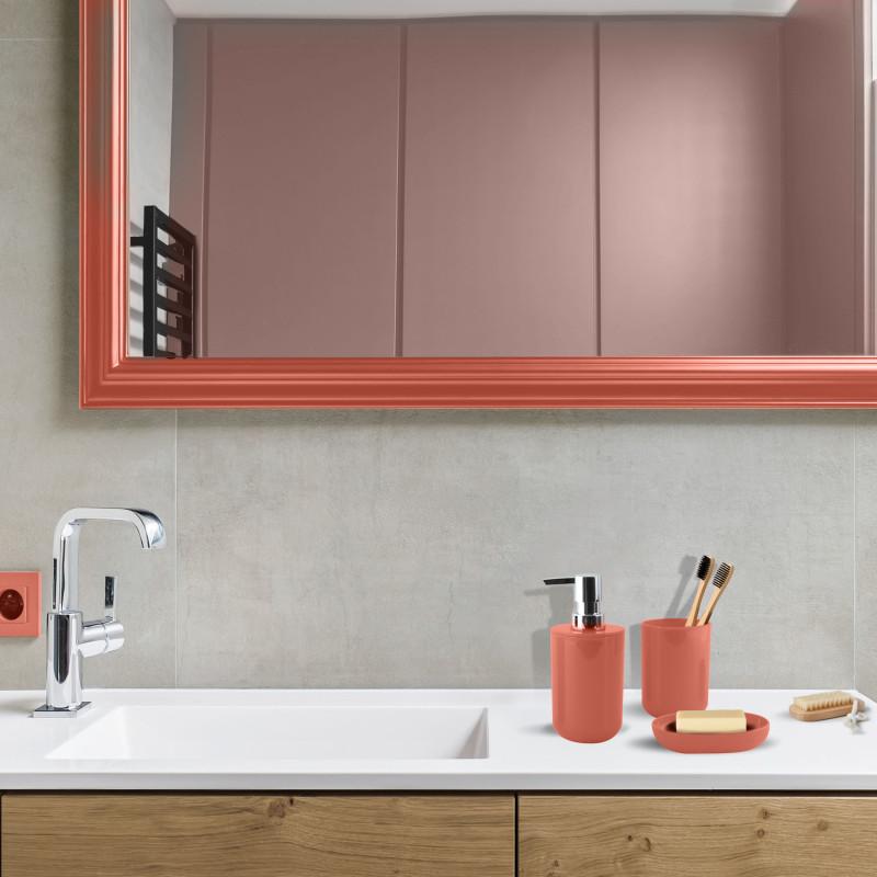 Spirella Lot De 3 Accessoires De Salle De Bain INAGUA Terracotta MSV