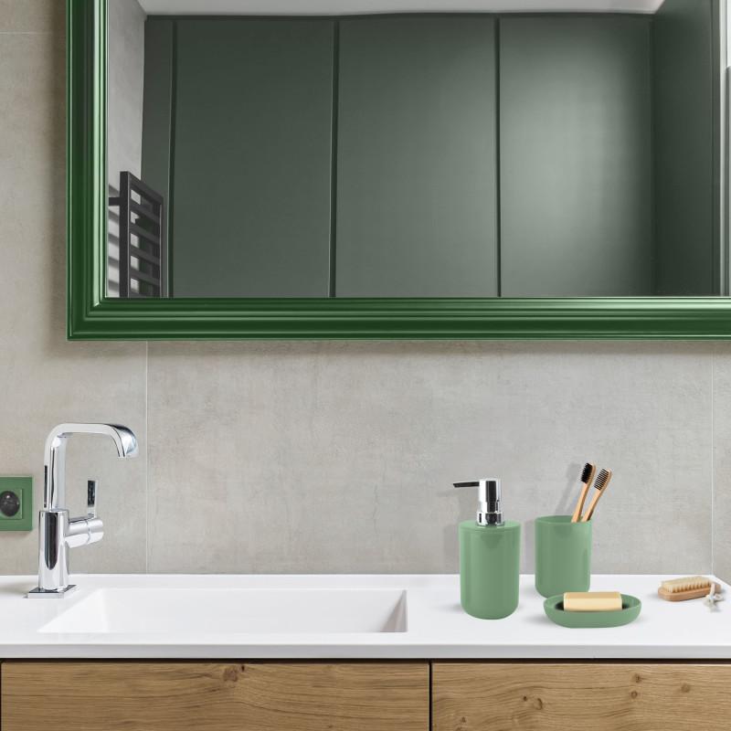 Spirella Lot De 3 Accessoires De Salle De Bain INAGUA Vert Basil MSV