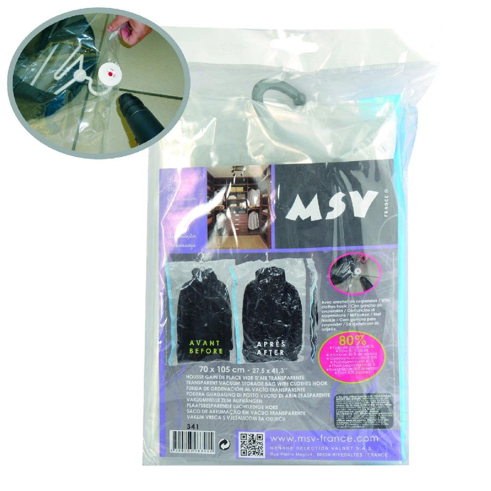 Spirella Lot De 3 Housses Vide D'air à Suspendre MSV