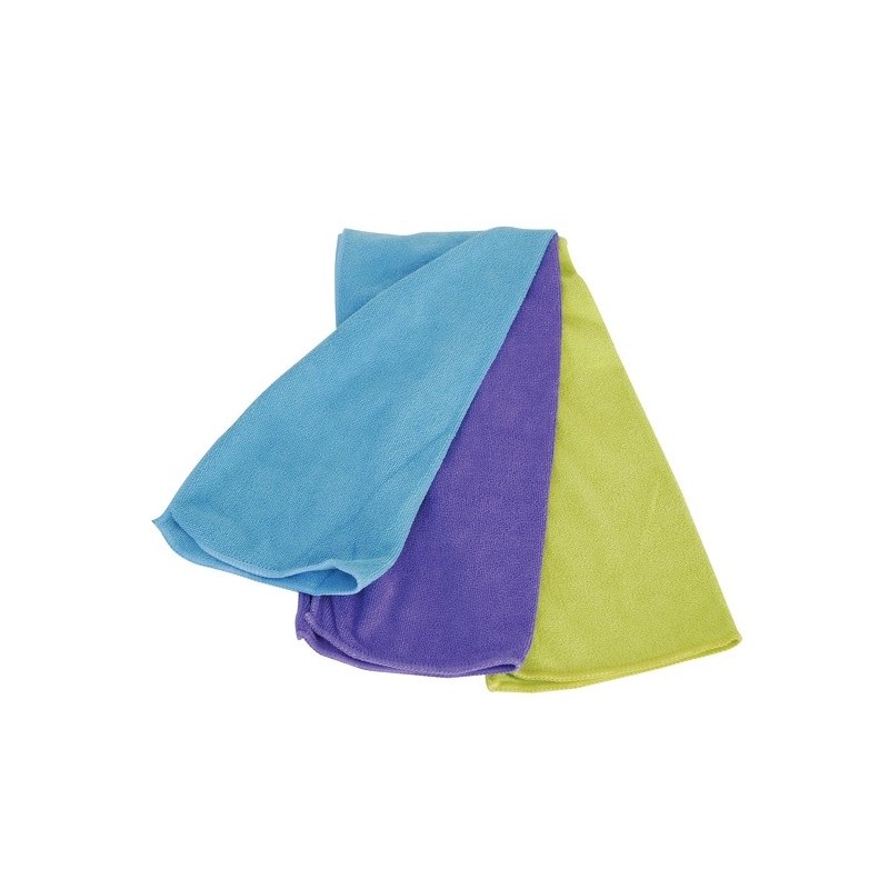 spirella Lot de 3 lavettes microfibre Multicolor MSV