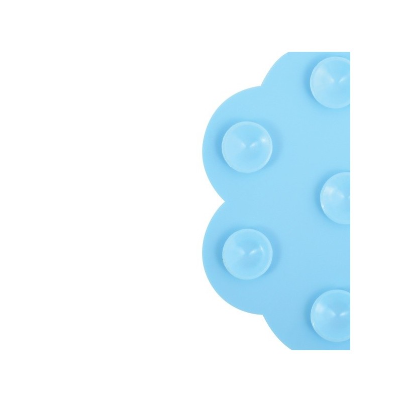 Spirella Lot De 4 Tapis Antiderapants De Douche Ou Baignoire PVC NUAGES 14 5x9cm Bleu Ciel MSV