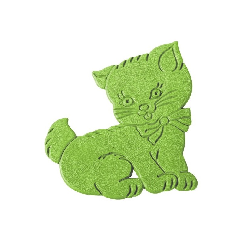 Spirella Lot De 5 Stickers Figurines Antidérapantes De Douche Ou Baignoire Caoutchouc Motif Chat 12 5x11cm Multicolor MSV