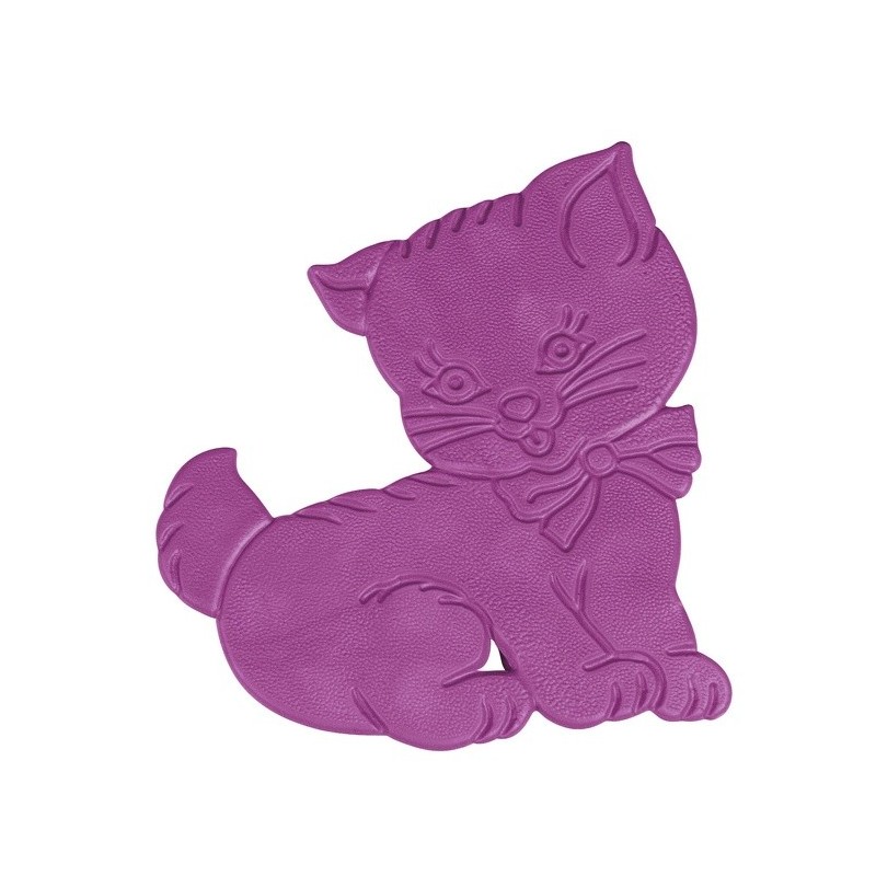 Spirella Lot De 5 Stickers Figurines Antidérapantes De Douche Ou Baignoire Caoutchouc Motif Chat 12 5x11cm Multicolor MSV