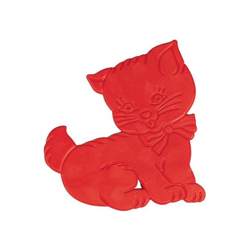 Spirella Lot De 5 Stickers Figurines Antidérapantes De Douche Ou Baignoire Caoutchouc Motif Chat 12 5x11cm Multicolor MSV