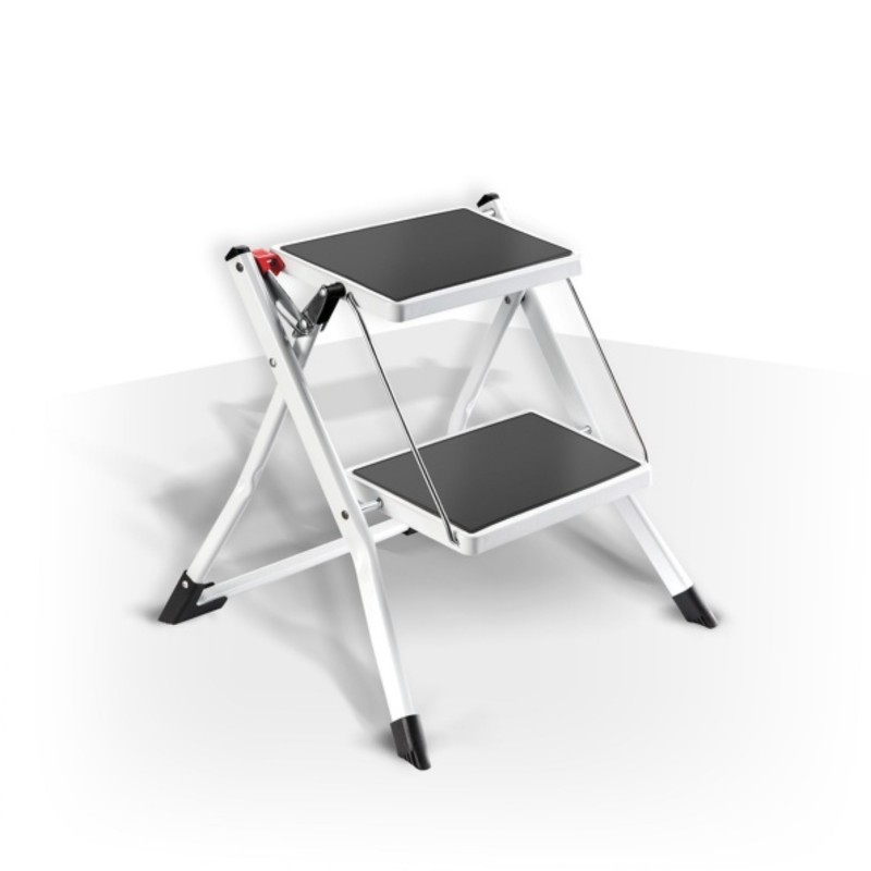 spirella Marche Pied 2 marches pliant & anti-dérapant léger en Acier - Max 150kg MSV