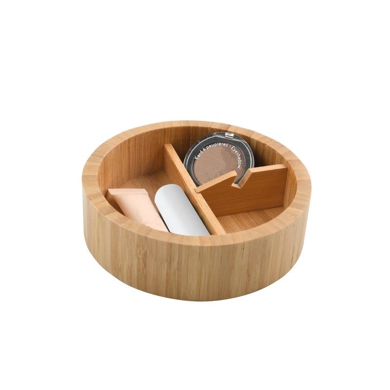 Spirella Miroir & Boîte à bijoux Bambou Ovale ALAIS Spirella