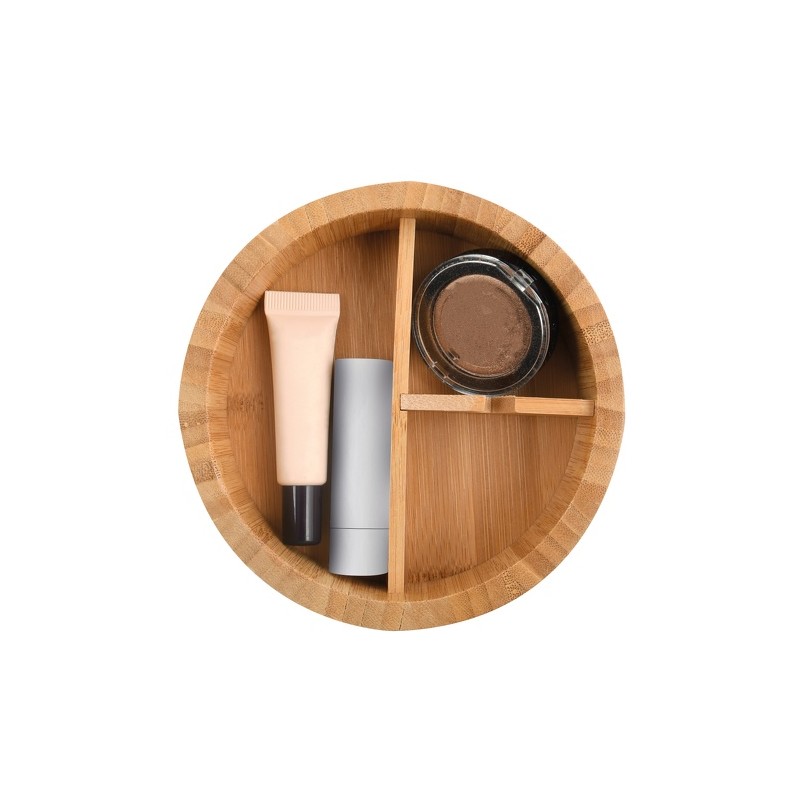 Spirella Miroir & Boîte à bijoux Bambou Ovale ALAIS Spirella