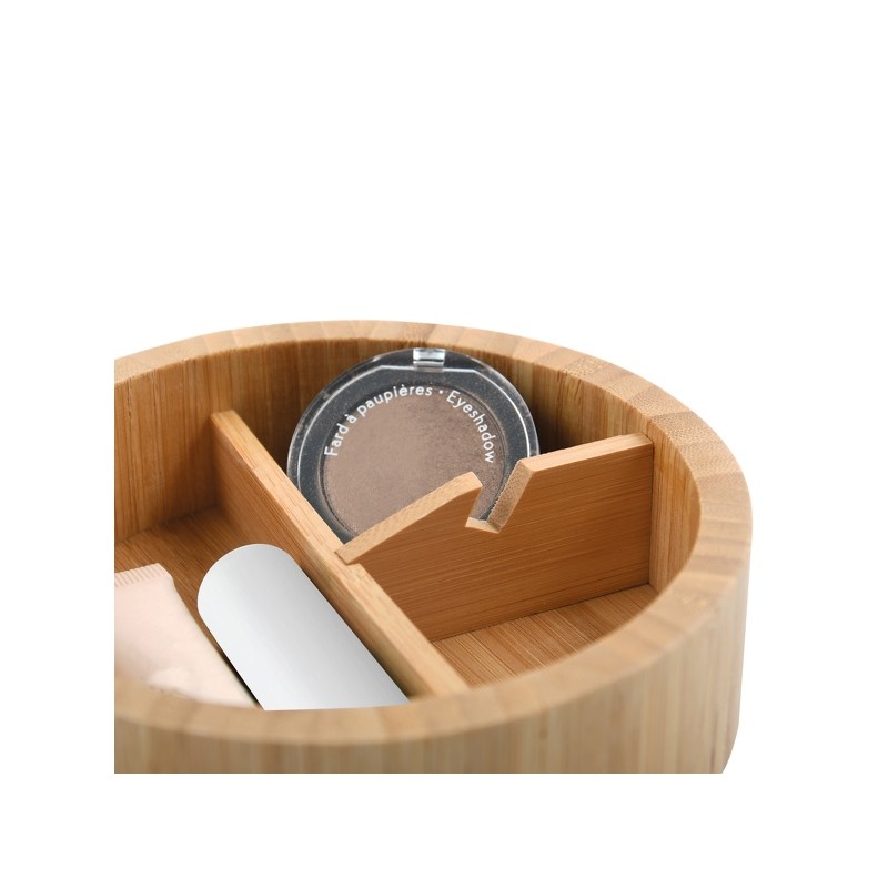 Spirella Miroir & Boîte à bijoux Bambou Ovale ALAIS Spirella