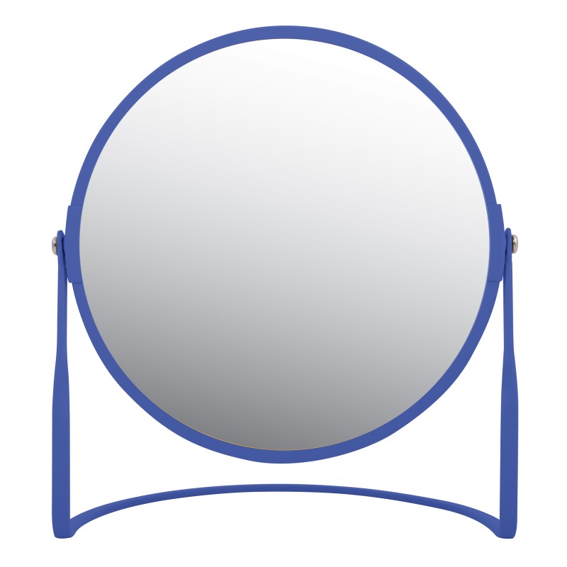 Spirella Miroir Grossissant Sur Pied Acier AKIRA Bleu Roi Spirella