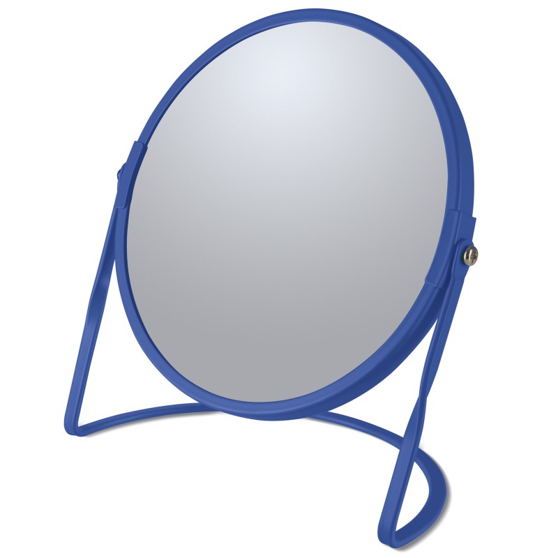 spirella Miroir grossissant sur pied Acier AKIRA Bleu roi Spirella