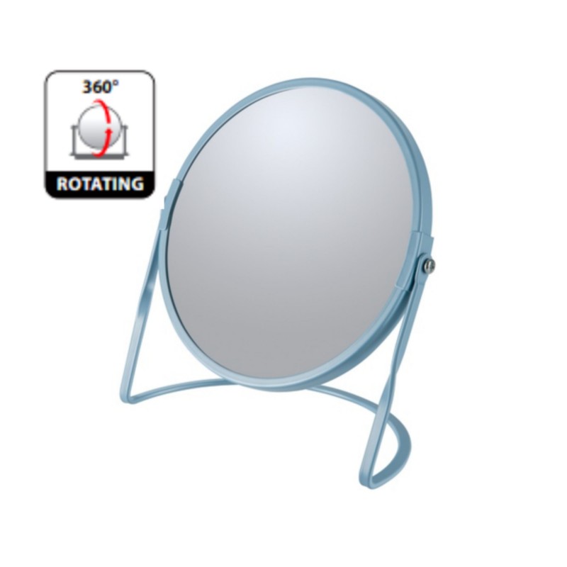 Spirella Miroir Grossissant Sur Pied Acier AKIRA Gris Fog Spirella