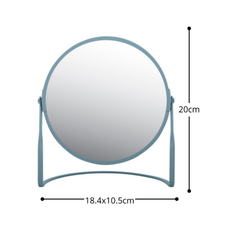 Spirella Miroir Grossissant Sur Pied Acier AKIRA Gris Fog Spirella