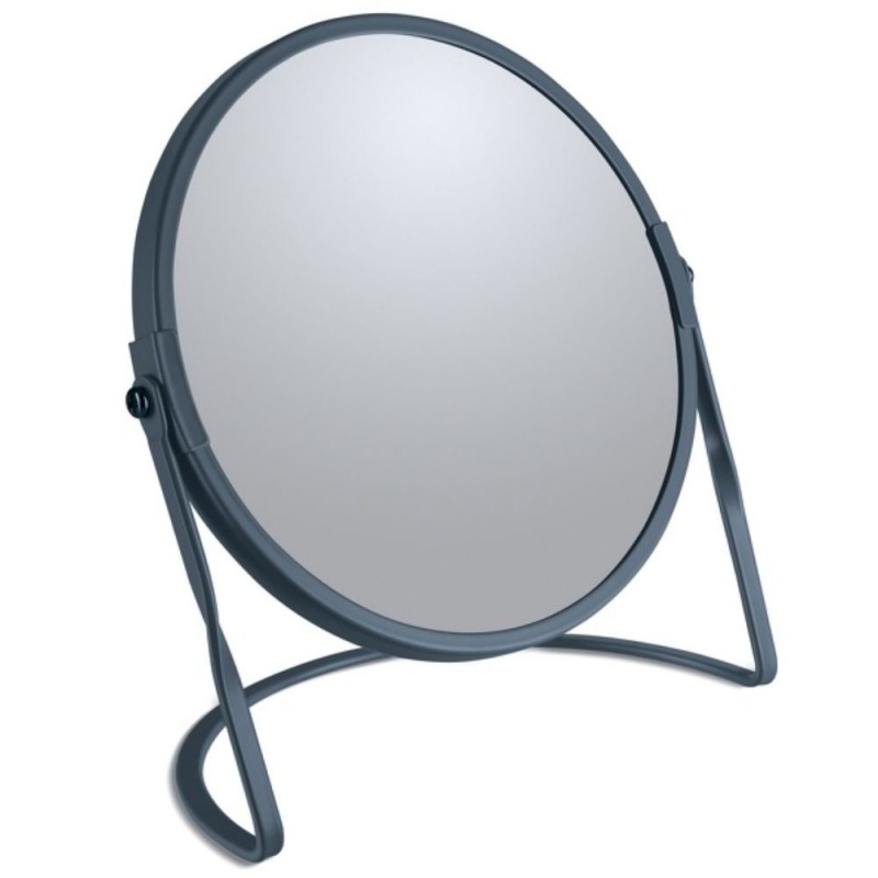 spirella Miroir grossissant sur pied Acier AKIRA Pétrole mat Spirella