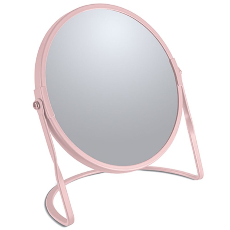 spirella Miroir grossissant sur pied Acier AKIRA Rose mat Spirella