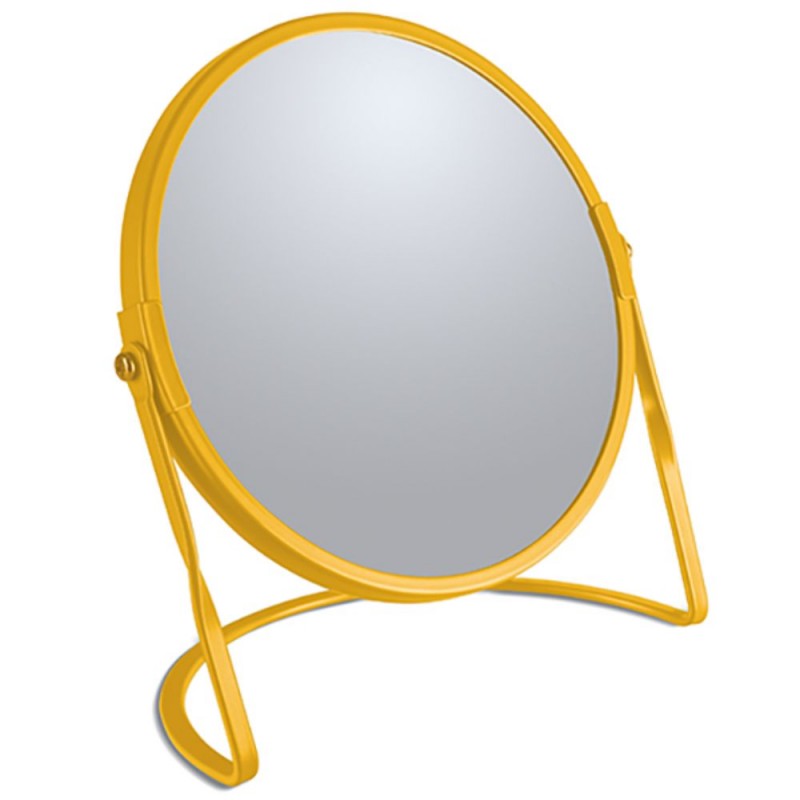 spirella Miroir grossissant sur pied Acier AKIRA Safran mat Spirella