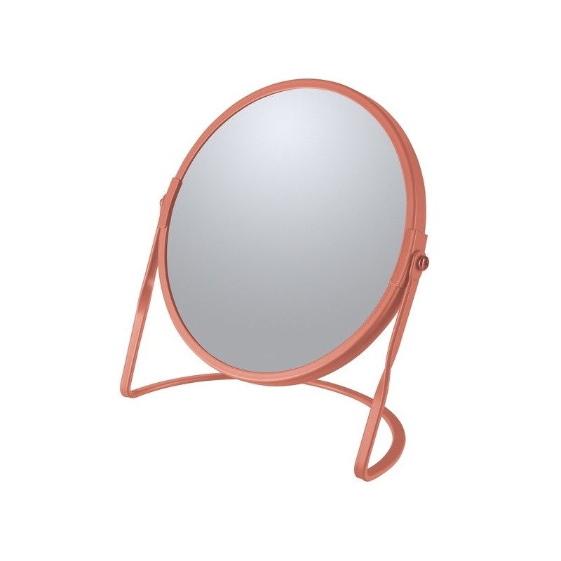 Spirella Miroir Grossissant Sur Pied Acier AKIRA Terracotta Mat Spirella