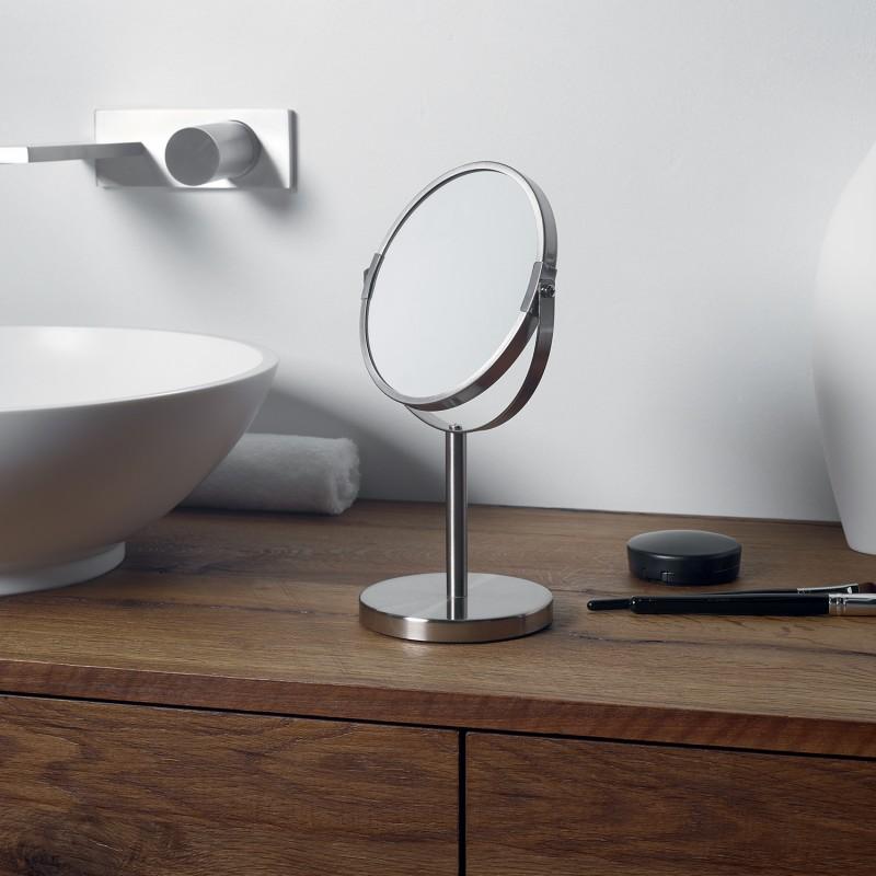 Spirella Miroir Grossissant Sur Pied Acier SYDNEY Chromé Spirella
