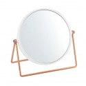 Spirella Miroir Grossissant Sur Pied PRETTY Effet Cuivré Blanc MSV