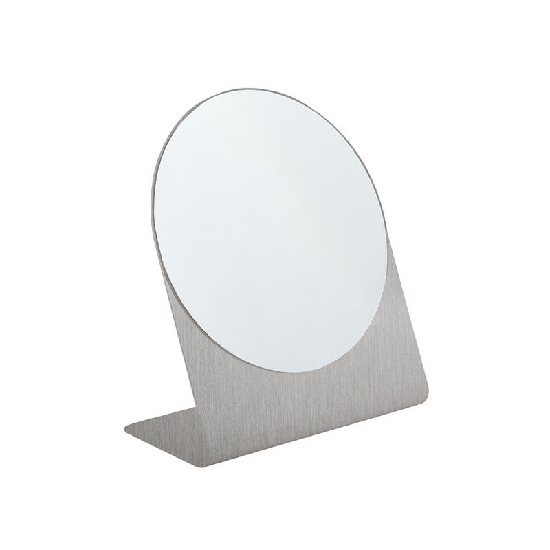spirella Miroir rond à  poser Inox ALENA Brossé Spirella