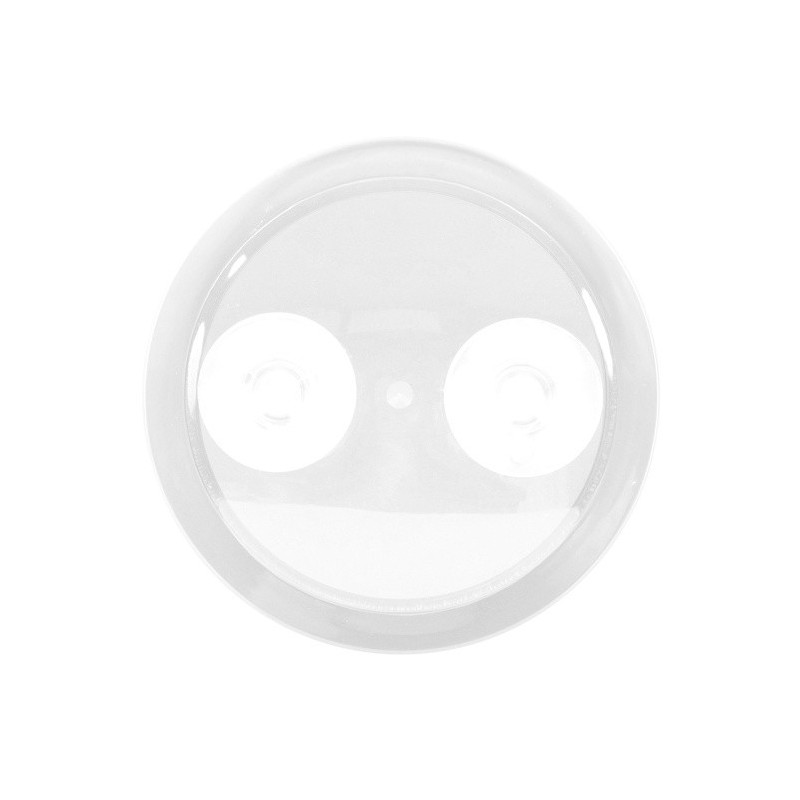 Spirella Miroir Rond Grossissant X3 à  Ventouse Blanc MSV