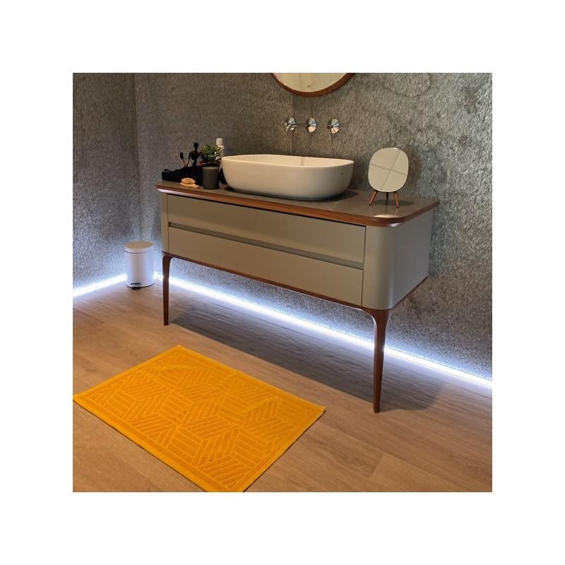 Spirella Miroir Sur Pied Ovale Bois ALESIA Bois D'acacia Spirella