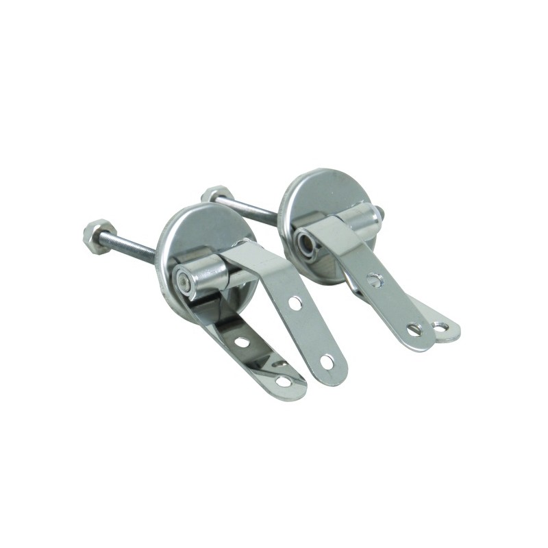 Spirella MSV Abattant WC MDF CLEO Beige - Charnières Inox