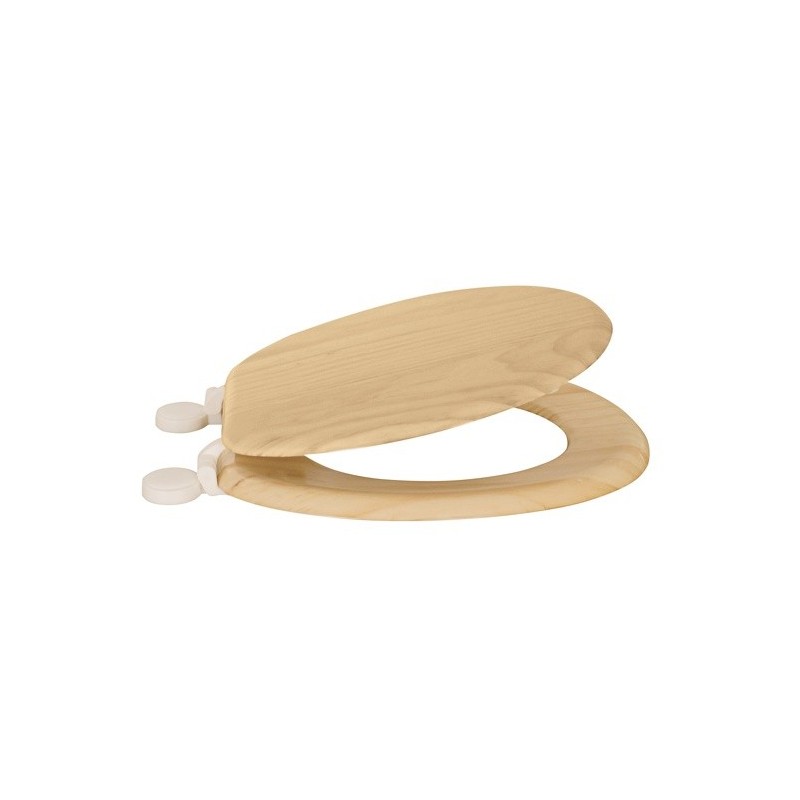Spirella MSV Abattant Wc MDF En Décor Pin Beige - Charnières PS