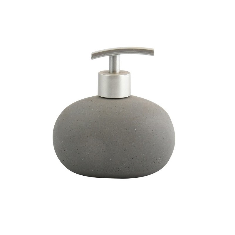 Spirella MSV Distributeur De Savon Céramique BALI Gris Aspect Pierre