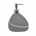Spirella MSV Distributeur De Savon Polyrésine ZEN Gris