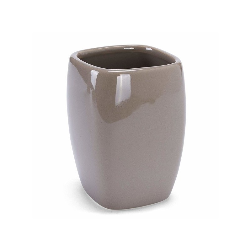 Spirella MSV Ensemble 3 Accessoires De Salle De Bain Céramique CLASSIC Marron