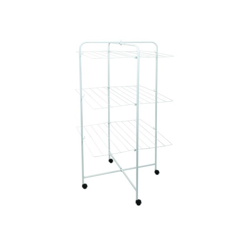 spirella MSV Etendoir Tour 3 Niveaux 23M Acier Blanc