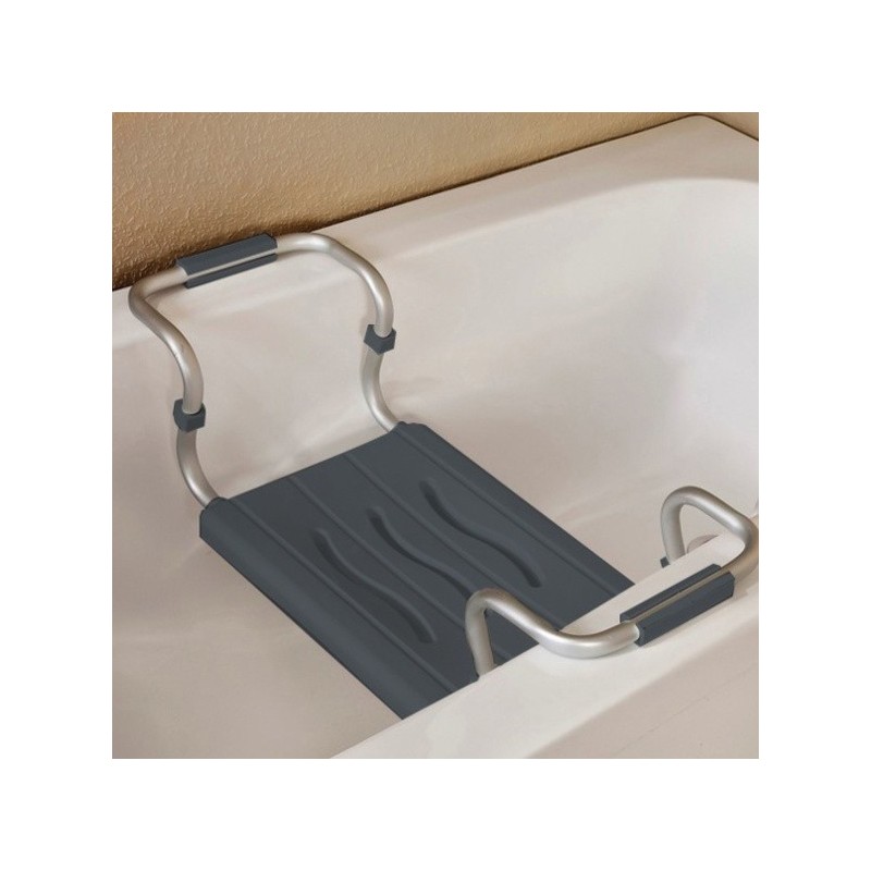 Spirella MSV Grand Siège De Baignoire Extensible 50-70cm Gris - Max 120kg