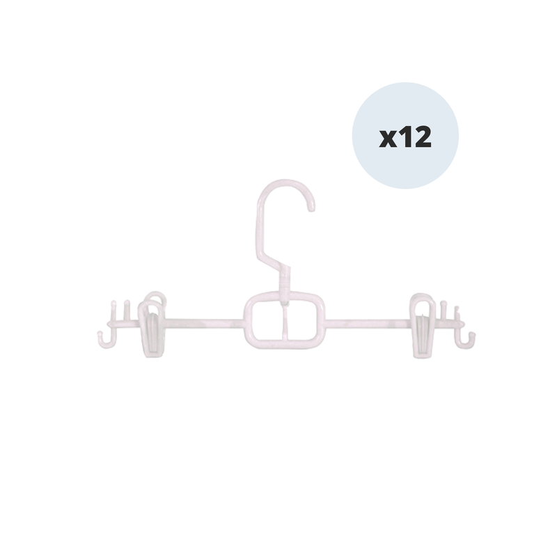 spirella MSV Lot de 12 Cintres Plastique Jupes Et Pantalons