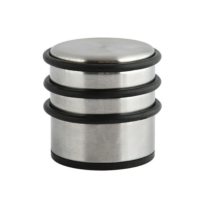 Spirella MSV Lot De 6 Blocs Stop Portes Solide En Inox & Caoutchouc
