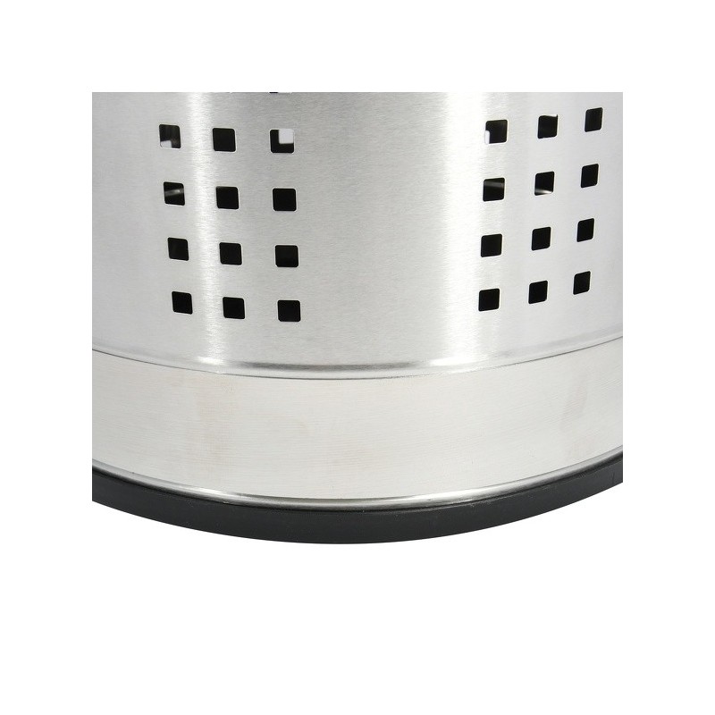 Spirella MSV Panier à  Linge 46L Avec Couvercle Coussin Inox