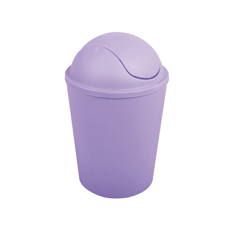 Spirella MSV Poubelle à  Bascule De Salle De Bain PP AKO 5 5L Lavande