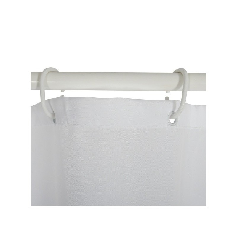 Spirella MSV Rideau De Douche Polyester CIEVRO 180x200cm QUALITà PREMIUM Marron & Blanc