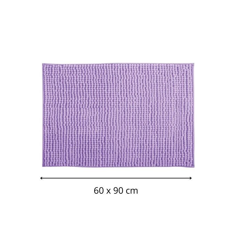 Spirella MSV Tapis De Bain Microfibre CHENILLE 60x90cm Lavande