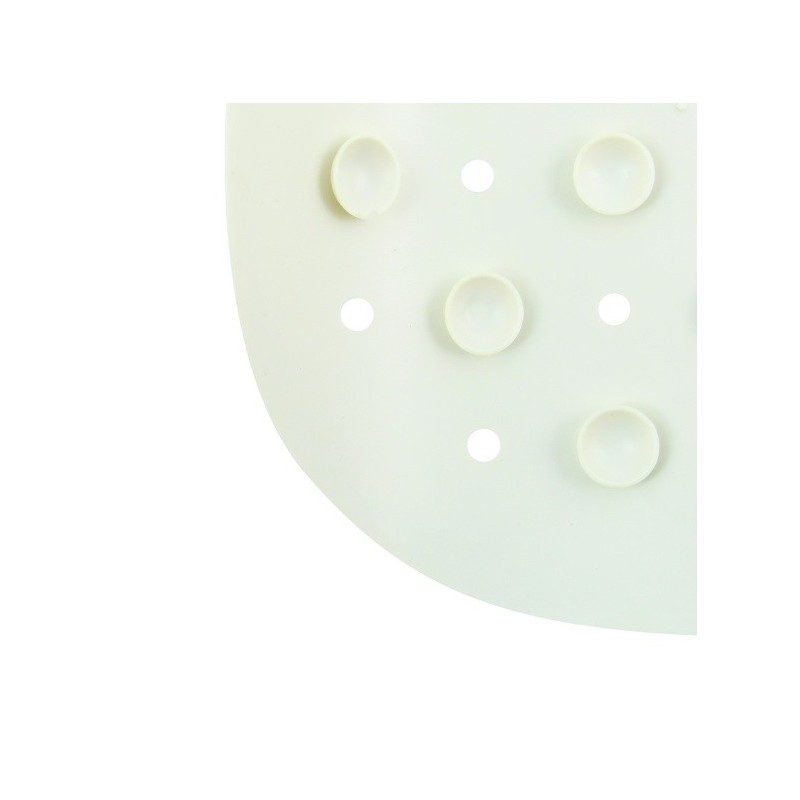 Spirella MSV Tapis Fond De Douche Antidérapant Caoutchouc CLASS 54x54cm Blanc