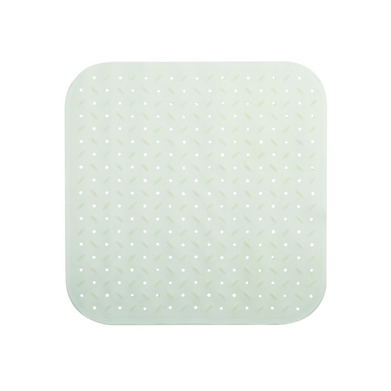 spirella MSV Tapis Fond de douche antidérapant Caoutchouc CLASS 54x54cm Blanc