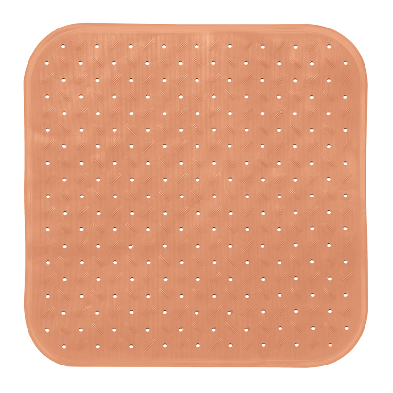spirella MSV Tapis Fond de douche antidérapant Caoutchouc CLASS 54x54cm Pêche