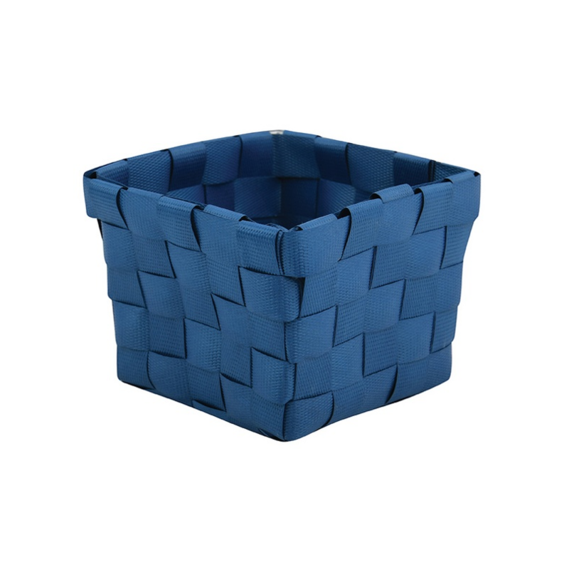 spirella Panier de rangement 10x10x7 5cm Bleu Marine MSV