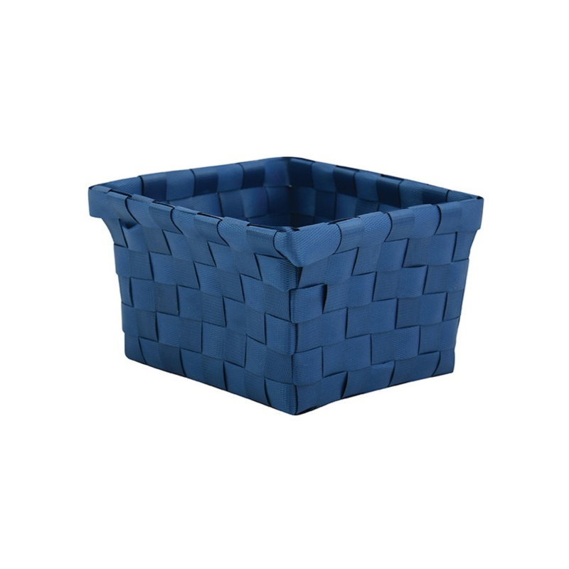 spirella Panier de rangement 14x14x9cm Bleu Marine MSV
