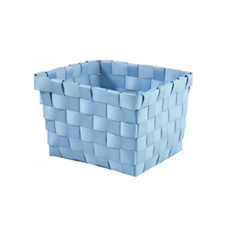 spirella Panier de rangement 14x14x9cm Bleu Pastel MSV