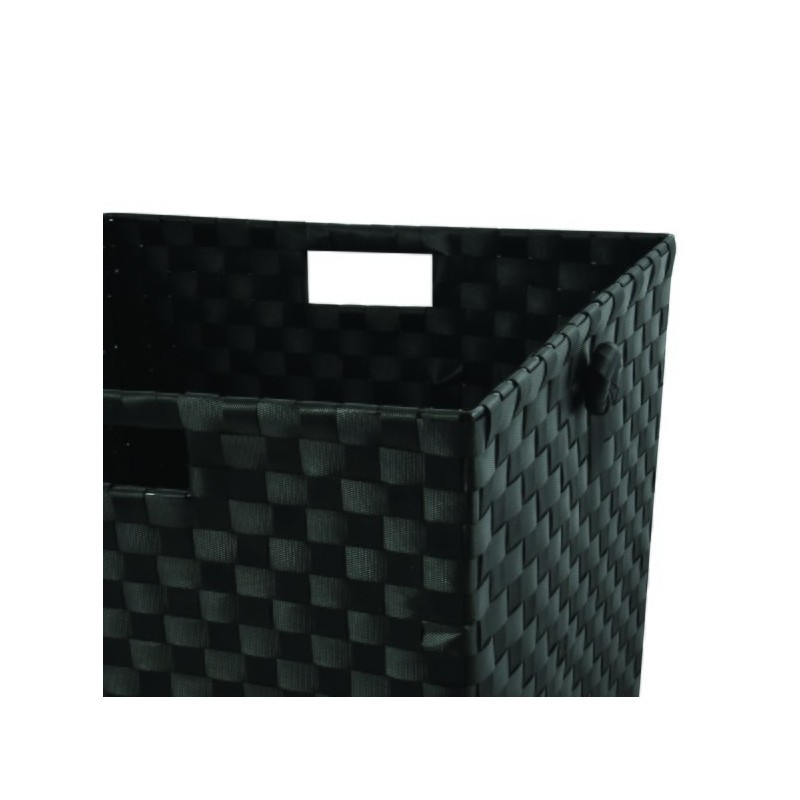Spirella Panier De Rangement Avec Couvercle 35x35x55 5cm Noir MSV