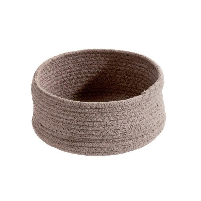 spirella Panier de rangement coton TOBAGO Beige 21x10cm Spirella