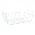 Spirella Panier De Rangement Suspendu à  étagère 38 5x25 5x14cm En Acier Blanc Mat MSV