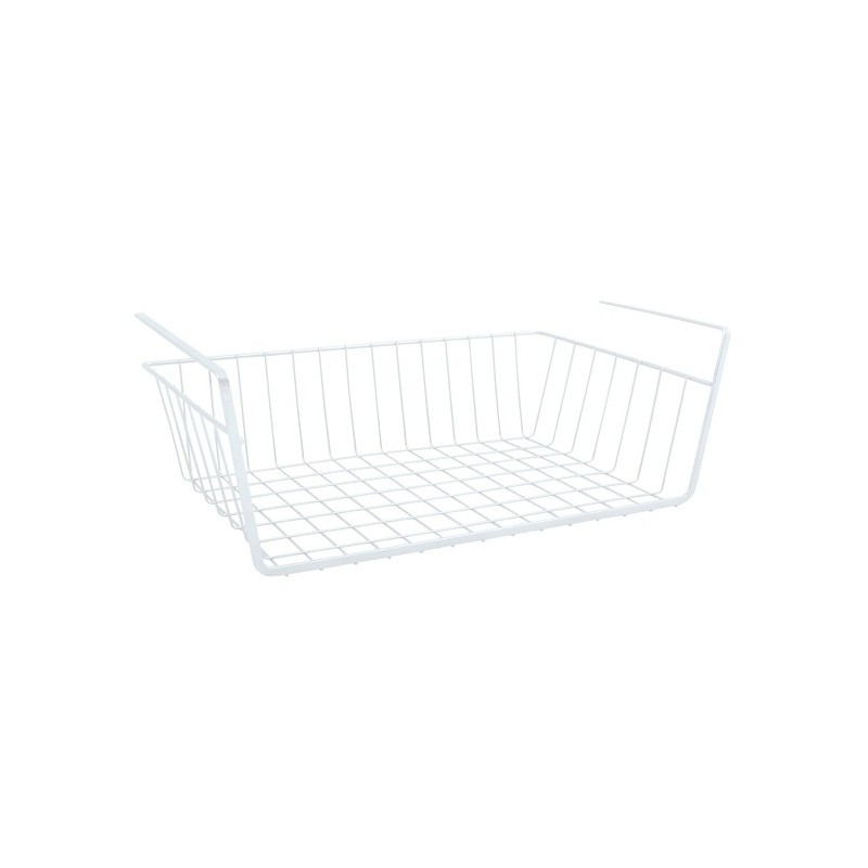 spirella Panier de rangement suspendu à  étagère 38 5x25 5x14cm en Acier Blanc mat MSV