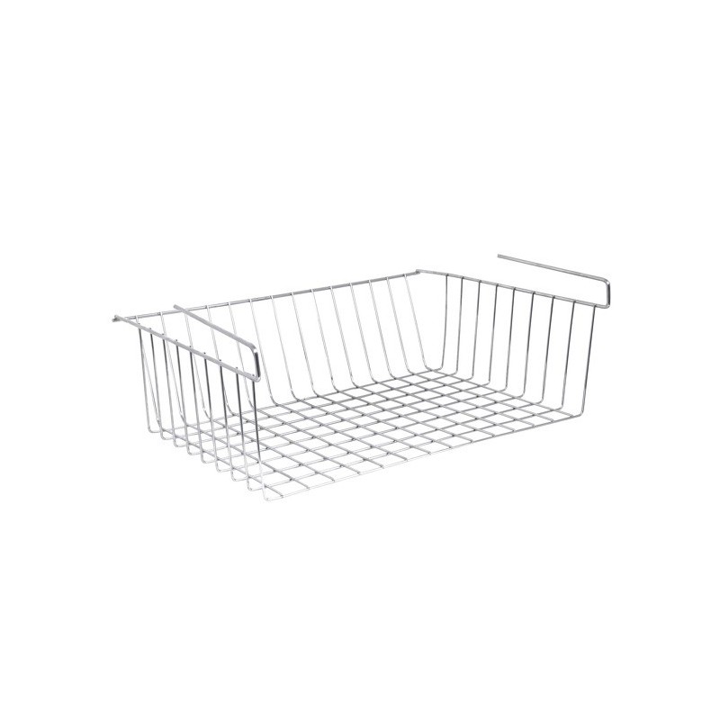 spirella Panier de rangement suspendu à  étagère 38x26x14cm en Acier Chromé MSV
