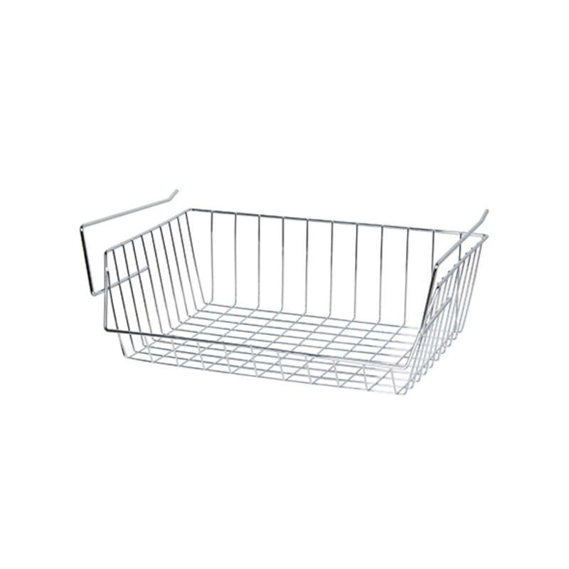 spirella Panier de rangement suspendu à  étagère 40x27x14cm en Acier Chromé MSV